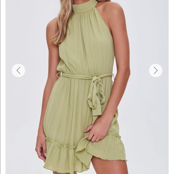 Forever 21 Dresses & Skirts - NWT Forever21 Green Halter Dress